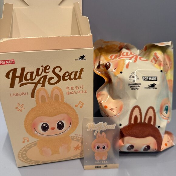 POP MART Labubu - Have a Seat – Baba – 100% Authentic – Sealed Bag - Picture 1 of 1